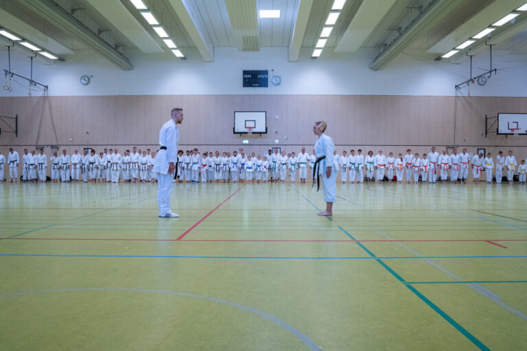 Karate-Lehrgang mit Sophie Wachter und Noah Bitsch
